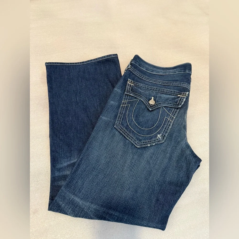 Men’s True Religion Jeans, Straight‎ Leg, Size 36 Made In USA